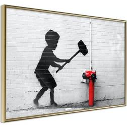 Arkiio Affisch Destroy Hydrant [Poster] 45x30 Poster